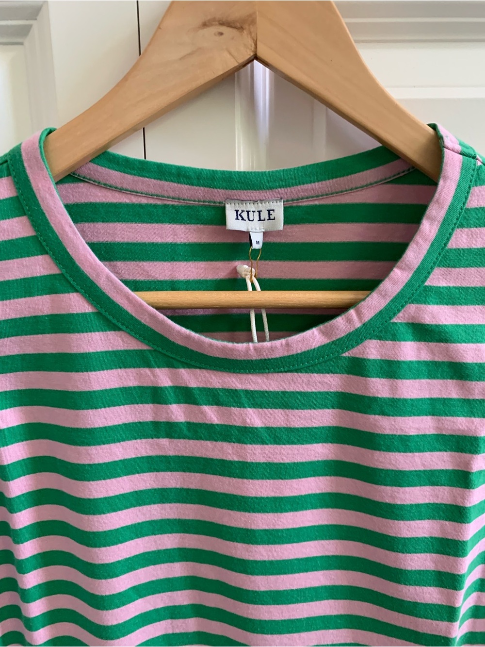 KULE Striped Tank top green & pink size medium NEW Anthropologie - Picture 7 of 13